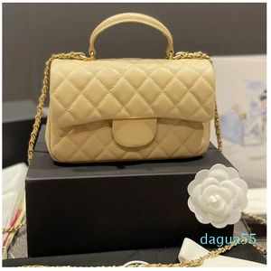 Sac à bandoulière en cuir de qualité supérieure pour femmes, marque diagonale de styliste, mode, chaîne en tissu, beau sac à main