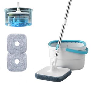 Mops Home Floor Cleaning Tools Easy to Drain Squeeze Mop Household 360 ° Spin Brooms House Utensils 231130