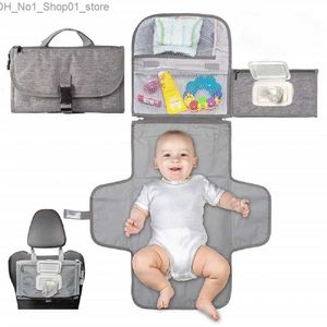 Changing Pads Covers Portable Diaper Pad pad for Newborn Girl boy - Baby with Smart Wipes Pocket Q231202