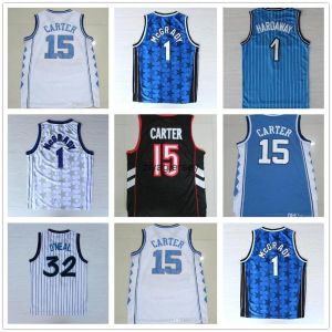 Basket NCAA Migliore qualità College North Carolina Uomo University Carter Maglia Tracy McGrady Maglie Penny 1 Hardaway Vince 15 C