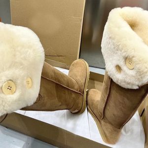 Women Boots Snow Boots Winter Luxurys Designer Boot Fashion الفراء