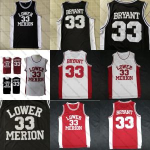 NCAA 33 Bryant Lower Merion School Jersey podwójnie zorganizowany w magazynie wysokiej jakości koszulki do koszykówki