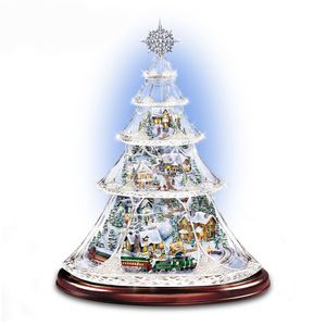 Albero di Natale Adesivo da parete di Natale Adesivo con ornamento di cristallo Adesivo per finestra Adesivo in PVC 20x30 cm