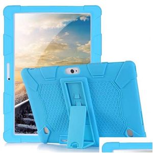 Tablet PC Casos Sacos 8 Cor Case Couro para 10,1 polegadas MTK6592 Android 8.0 1GB Ram 16GB Rom Drop Delivery Computadores Networking Acces Dha7W