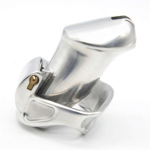 New CHASTE BIRD Male 316L Stainless Steel Luxury Standard Penis Cage Chastity Device with 2 Magic Locks Sexy Toys Cock Ring A338