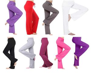 Women Yoga Pant Drawstring Summer Ps Size Sports Activewear Stretchy Loose Trousers Moisture Wicking Lightweight Purple Yeow Red Modal Flare Leg Pants7128516