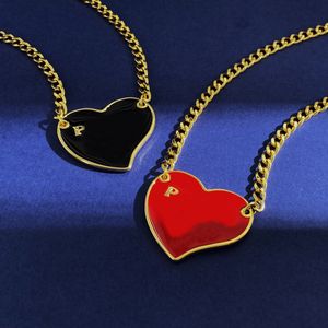 Designer Fashion Love Necklaces Luxury Necklace P Letter Womens Mens Pendant Necklaces For Women Party Wedding Jewelry Chain Gifts