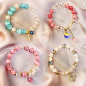 Bracciale con pietre preziose per donne Gioielli per ragazze per bambini Boho Commercio all'ingrosso Pietra naturale di cristallo opale con perline di ametista all'ingrosso