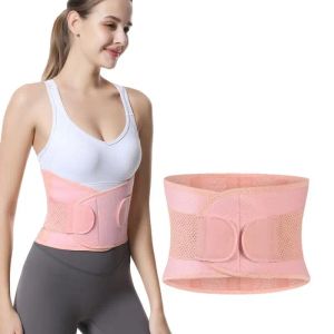 Midjetränare för kvinnor lumbal support bälte mage wrap midje tränare gym tillbehör plus storlek osynlig wrap midje stöd