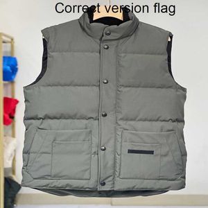 Canada Gilet da uomo Piumino Giubbotto da uomo Designer Gilet Donna Felpa da esterno Senza maniche Piuma Cappotto allentato di lusso Moda Manica lunga Cerniera Distintivi Uomo Downsg