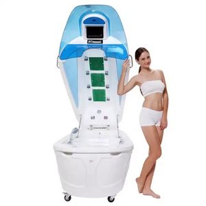 Ozone spa lying style sauna slimming capsules combining infrared dry dry & hydrotherapy water massage & steam sauna spa capsule equipment