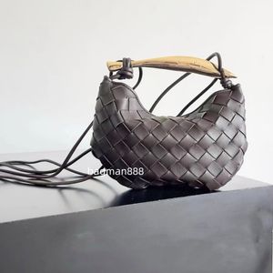 10A BVS Mini Sardine Tasarımcı Tote Çanta Donanım Üst Tut Çantası Lüks Tasarımcı Kadın Cowhide Deri Omuz Çantası Klasik Lady Hobos Akşam Çantaları Jodie Pouch