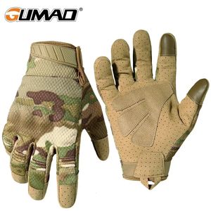 Sports Gloves Men taktyczny ekran dotykowy Cykling Camo Wojskowy Motocykl Rowerowy Rower Runda Paintball 231201