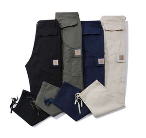 Pantaloni da uomo oversize Pantaloni firmati Carhart Salopette casual ampia Pantaloni multifunzionali Pantaloni sportivi tascabili Motion Loose design 9182ess