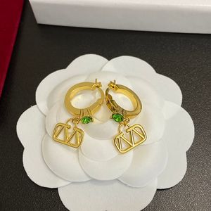 3 färger Hoops Studs 18k Gold Plated Earring Letter Jewelry 8 Styles Stud Earings Alphabet Anniversary Gifts Studs Luxury Women Earings Charm Earrings Set Gift Present