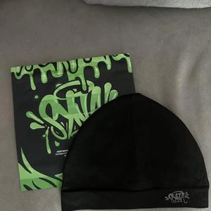 قبعة بيريتس Syna World Skull 2023 Knitting Beanie Men Women Generation Cap Y2K Beanies Warm Running