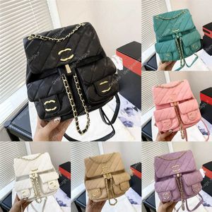 Sports Fashion Travel Backpack bags 2024 Women's Channel Retro and Decoration Outdoor Leather Alphabet Leisure Men's Bag