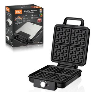 Macchina per la colazione domestica standard europea Macchina per waffle Mini macchina automatica per alimenti leggeri con riscaldamento a doppio lato