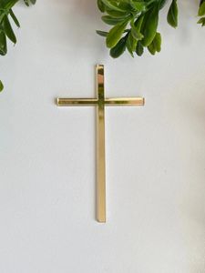Kek Araçları 10 PCS Çapraz Kek Cazibesi Akrilik Kek Süslemeleri Vaftiz Kek Topper İlk Kutsal Komünyon Tanrı Partisi Malzemeleri 231130