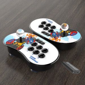 Jogadores de jogos portáteis A16 Retro Video Console Dual Joystick Handheld Game Console Battle Wireless Controller Arcade 20000 231130