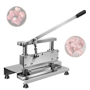 Bone Cutting Machine Commercial Manual Chop Pig Trotters Chopped Guillotine Frozen Meat Cut Bone Chopped