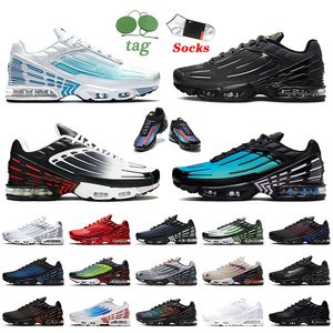 Tn Plus 3 Mens Womens Running Shoes 2024 Tuned III Unity Laser Blue Purple Gold Triple White OG Black Ghost Green Aqua tnplus Tn3 Trainers Big Size 12 Sneakers Tns