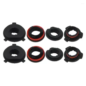 Lighting System 8pcs/Set Black Universal LED Headlight Adapter Bulb Holder Base Plastic For H4 H7 H11 H13 9006 9005 Sockets