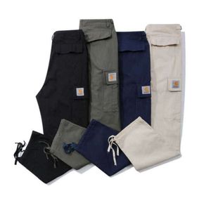 Pantaloni da uomo oversize Pantaloni firmati Carhart Salopette casual ampia Pantaloni multifunzionali Pantaloni sportivi tascabili Design ampio 6622ess