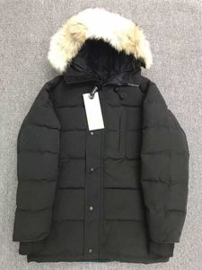 B37s Down Parkas Carson Canadá 33 Masculino Feminino Estilo Casal À Prova de Vento e Resistente ao Frio Cabelo de Lobo 3805