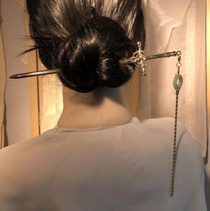 Telefones automotivos compras on-line moda jóias jóias 2022 vintage punk chinês espada rubi pingente hairpin vara de cabelo para wome6392820