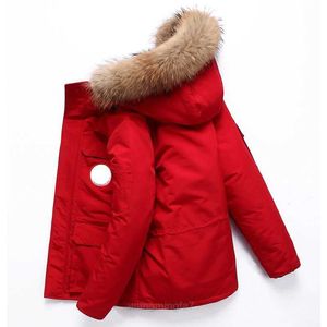 Parkas masculinas para baixo 2023 novos homens para baixo curto ao ar livre casal canadense versão coreana jaqueta espessada parker fora de temporada 9x2m