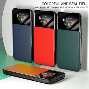 Samsung Galaxy S21の電話ケース22 23 24 Ultra、Luxury Flip Folio Leather Case Protective Case Clear Window、Stand、Card Slot、TPU衝撃プルーフケース携帯電話ケース