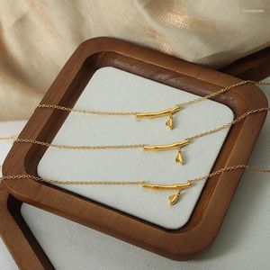 Łańcuchy urok Bamboo złoty łańcuch liny