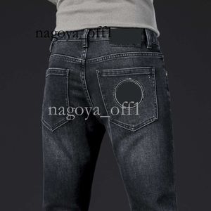 Loving Horse Jeans Man Jeans Baggy Jeans Fashion Men's Black Gray Jeans Station Light Luxury Mid Rise Slim Fit Casual Pants 660