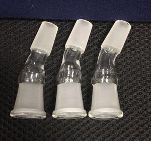 30 grader 18mm 14mm Mini Glass Adapter Tillbehör Askfångare Tjock Pyrex Clear Bubbler Ashcatcher för din Bong9351006