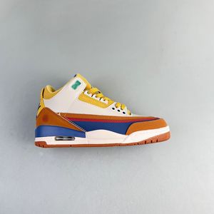 Designer basketskor Joe 3 män sneakers lyx läder kvalitet klassiskt märke utomhus par yttersula höga toppskor 36-45