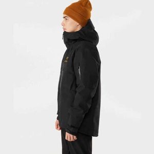 Designer Arcterys Jackets Authentic Men's Arc Coats s Sv Gore-tex Pro Waterproof Men's 24k Black/black