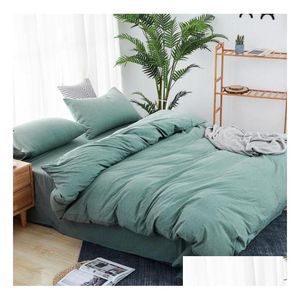 Bedding Sets Cotton Queen Size Printed Er Sale Pillow Cases Sheet Duvet Ers Drop Delivery Home Garden Textiles Supplies Dhbfr
