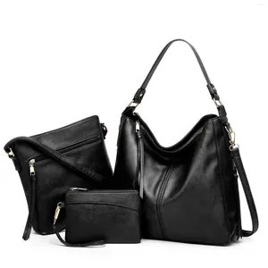 Abendtaschen 2023 Mode Weibliche Damen Geldbörse Einkaufstasche Luxus 3-teilige Anzüge Frauen Hohe Quakity Schulter Handtasche für