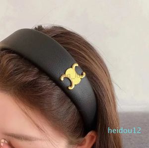 Leather Headbands Women Hair Jewelry Fashion Accessories Fluffy Hair Hoops Bandeau Head Band Headband Headwraps