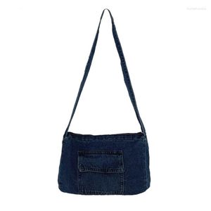 Evening Bags Denim Jeans Cool Girl Totes Casual Crossbody For Women's Handbags Shoulder Messenger Female2697