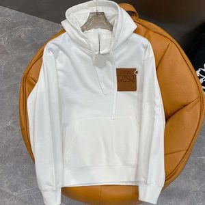 män hoodie designer hoodies mens kvinnor mode fast färg tröja applikation långärmad toppar lös casual huvtröja tröja överdimensionerad 5xl