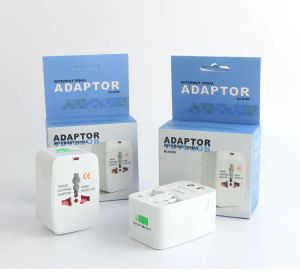 All in One Universal International Plug Adapter World Travel AC Power Charger Adaptor with AU US UK EU converter LL