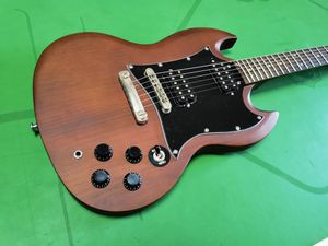 Anpassad butik Brown Model Electric Guitar OEM Guitar grossist Bestförsäljande gratis frakt