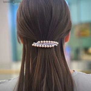 Kopfbedeckung Haarschmuck Frauen Kopfbedeckung Mädchen Hairwear Mittlere Größe Perlen Haarspange Niedliche Haarspange Vintage Strass Haarschmuck Für Frauen Q231204