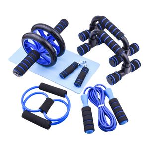 S Wheel Machine Jump Rope Push Up Rack Resistance Bands Abdominal träning Trainer Fitness Gym Träningsutrustning 231201