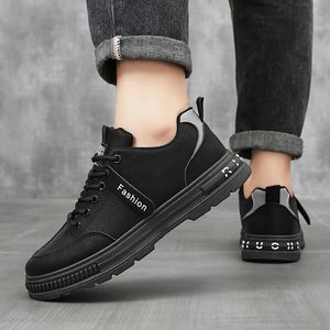 Deri erkekler en iyi satıcı tasarımcısı sıcak tedarik gündelik platform erkek spor ayakkabıları erkek yürüyüş ayakkabıları için siyah iyi spor adam ayakkabı fabrika öğesi w32 965 's