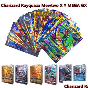 Card Games 100 To 300Pcs No Repeat Playing For Game Collection Cards Toys Trading Gx Mega Ex Battle Carte Toy English Language T1911 Dh3Fz