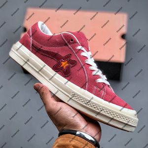 Golf Le Fleur One Star Ox Tyler the Creator Geranium Pink Shoe for Men's Sneakers Mens Suede Skates Shoes Womens Skate Women's Sports 160325C