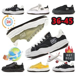 Designer Trainers Mmy Lösning Skor Kvinnor Sneakers Platform Sneaker Leather Trainer Mihara Yasuhiro Tjock Soled Lovers 'Daddy Sports Casual Board Shoe